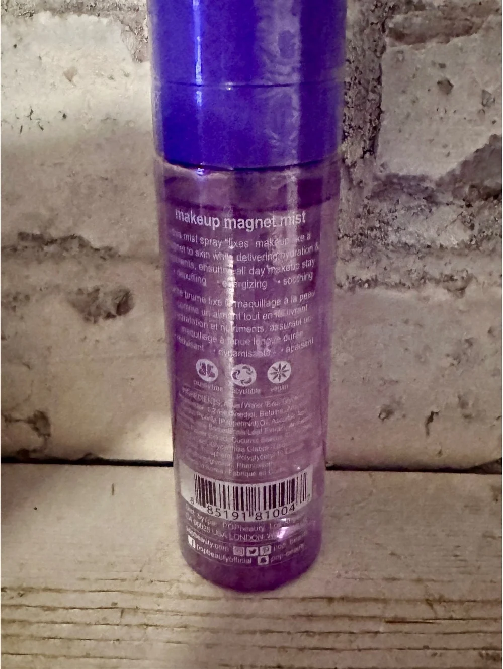 Pop Beauty Makeup Magnet Mist Setting Spray 2.7 fl oz